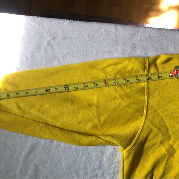 Yellow hoodie with cool graphics - Picture 3 of 5